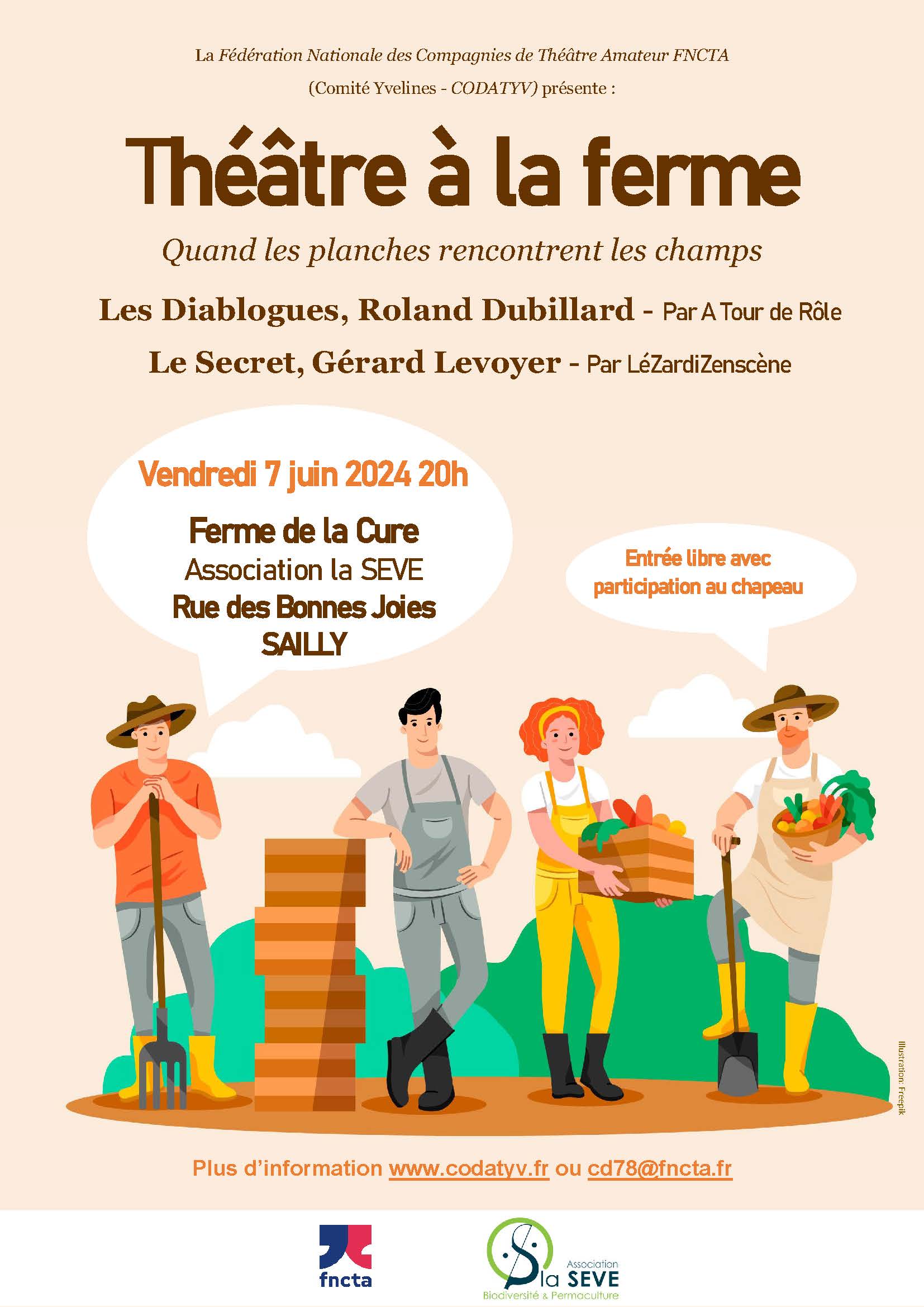 Théâtre à la ferme de la Cure
