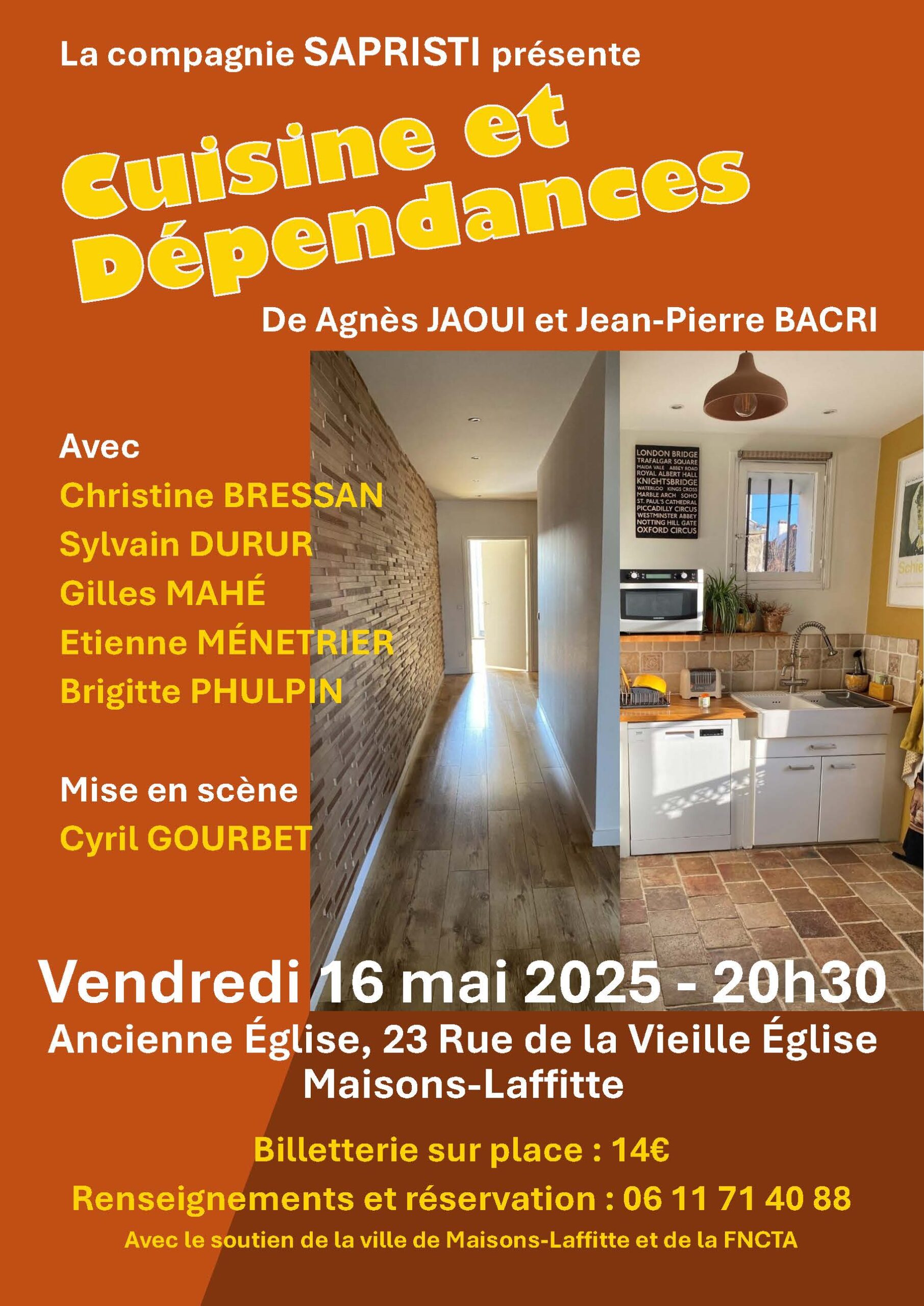 CUISINE ET DEPENDANCES de Jean-Pierre Bacri et Agnès Jaoui