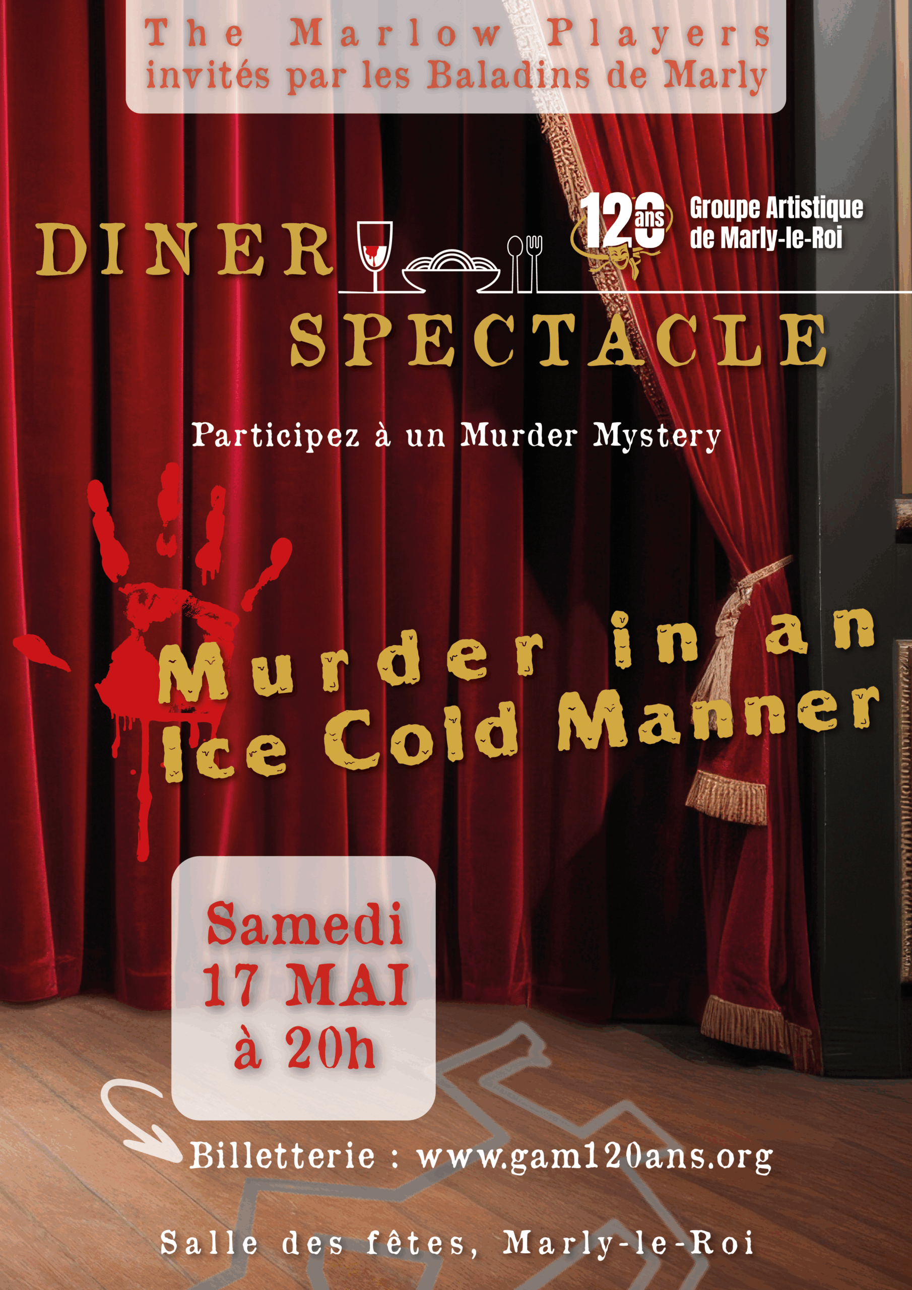 Dîner-spectacle sur le thème : Murder Mystery