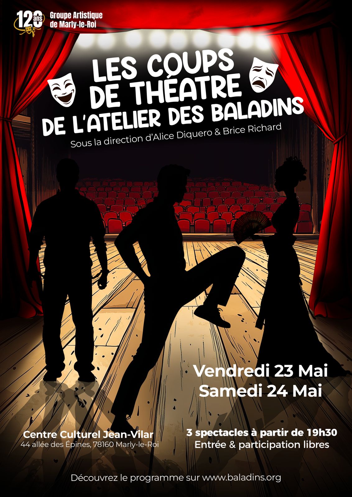 Les coups de Théâtre de l'Atelier des Baladins