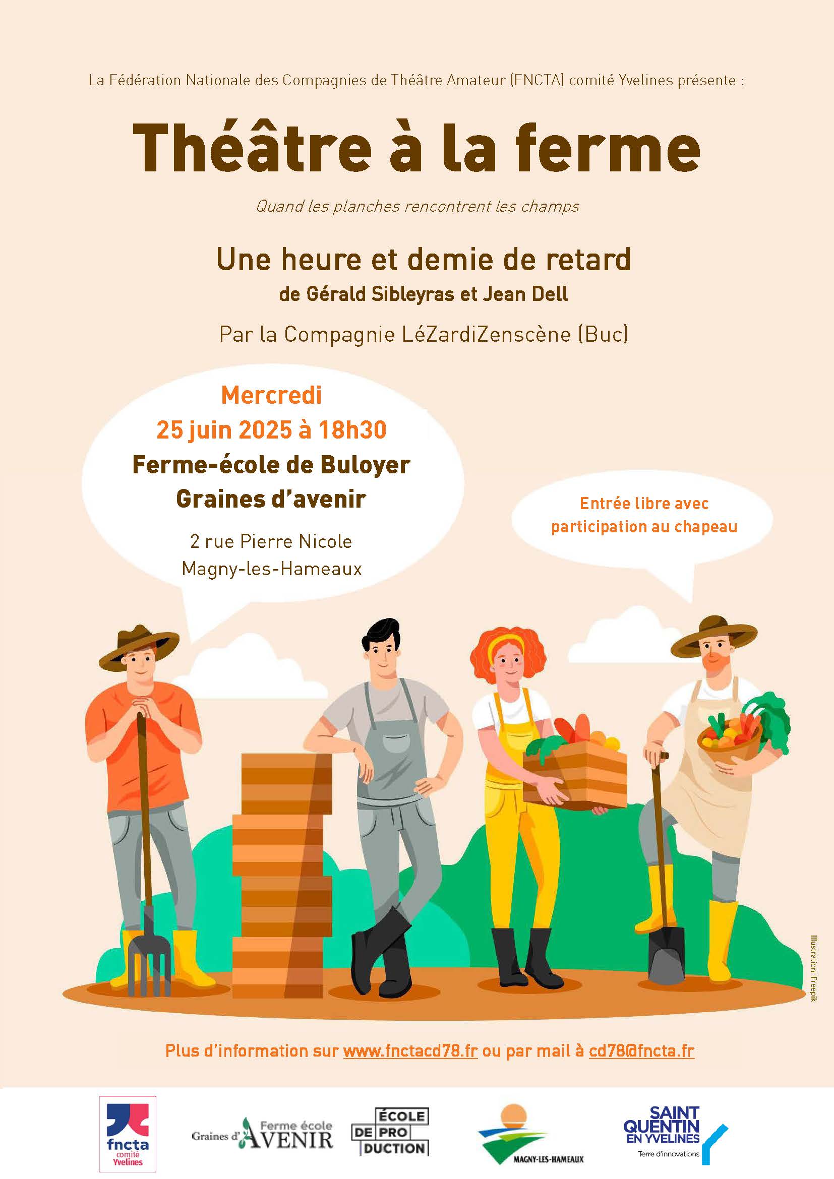 Une heure et demie de retard de Gérald Sibleyras et Jean Dell