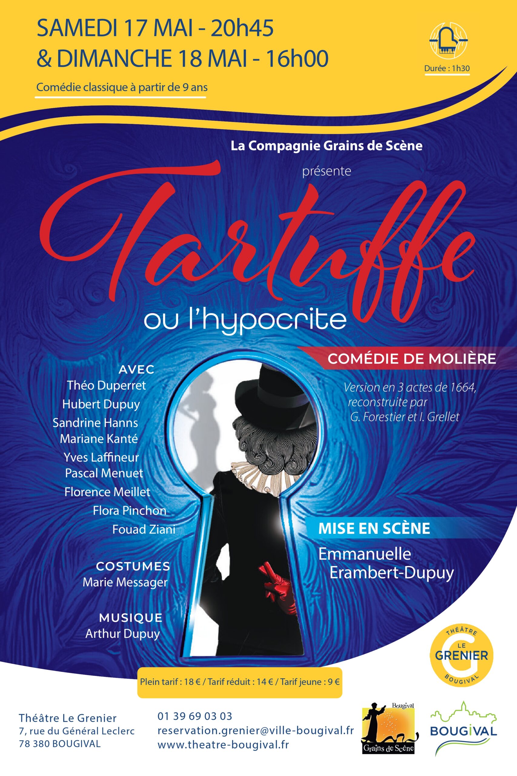 TARTUFFE de Molière par la Compagnie Grains de Scène