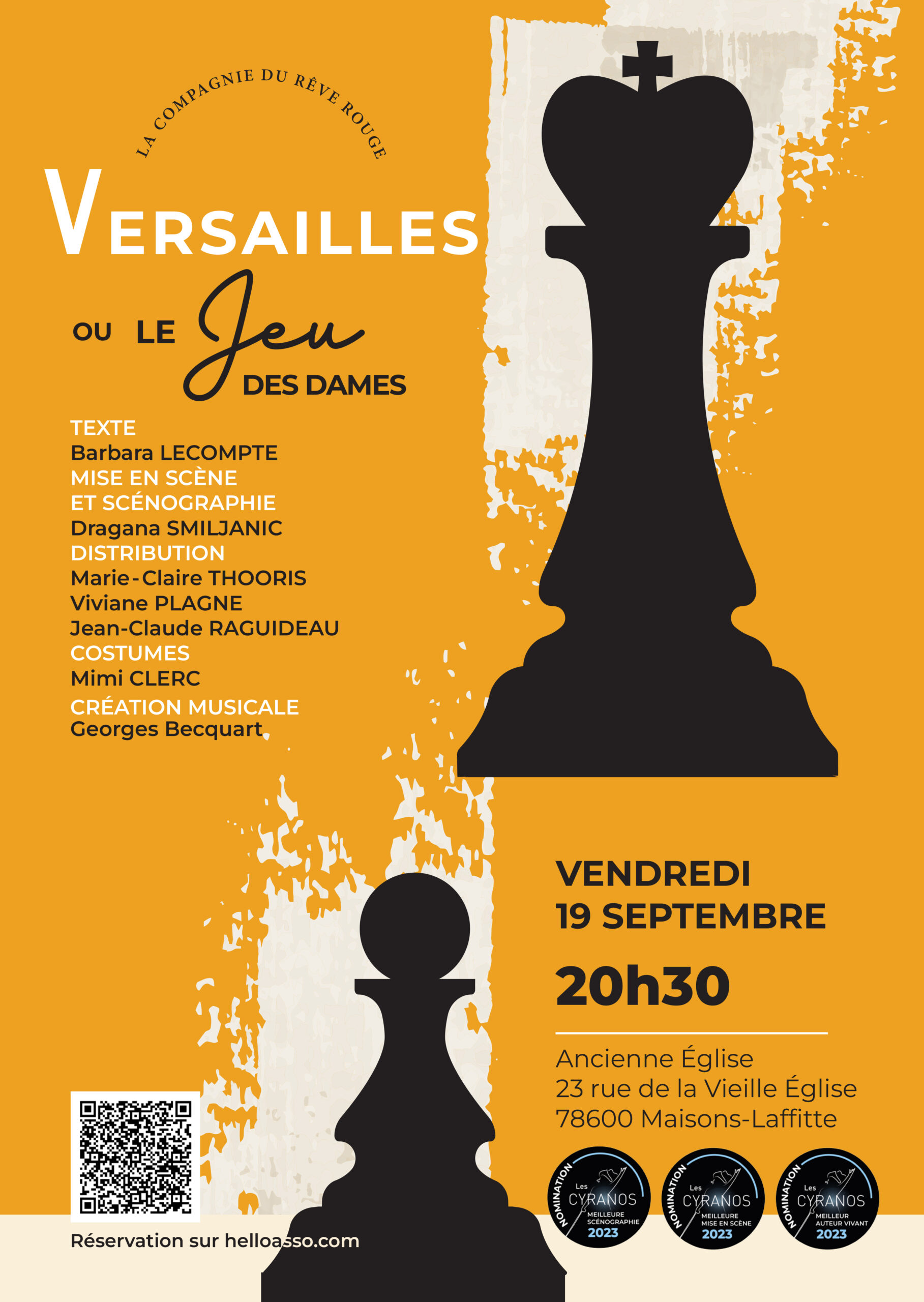 Versailles ou le jeu des dames par la Cie du Rêve Rouge